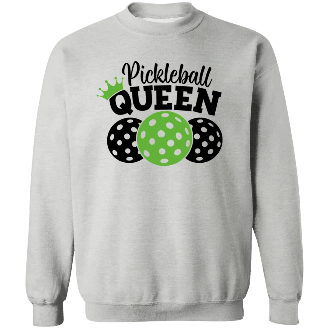 Pickleball Queen Crewneck Pullover Sweatshirt