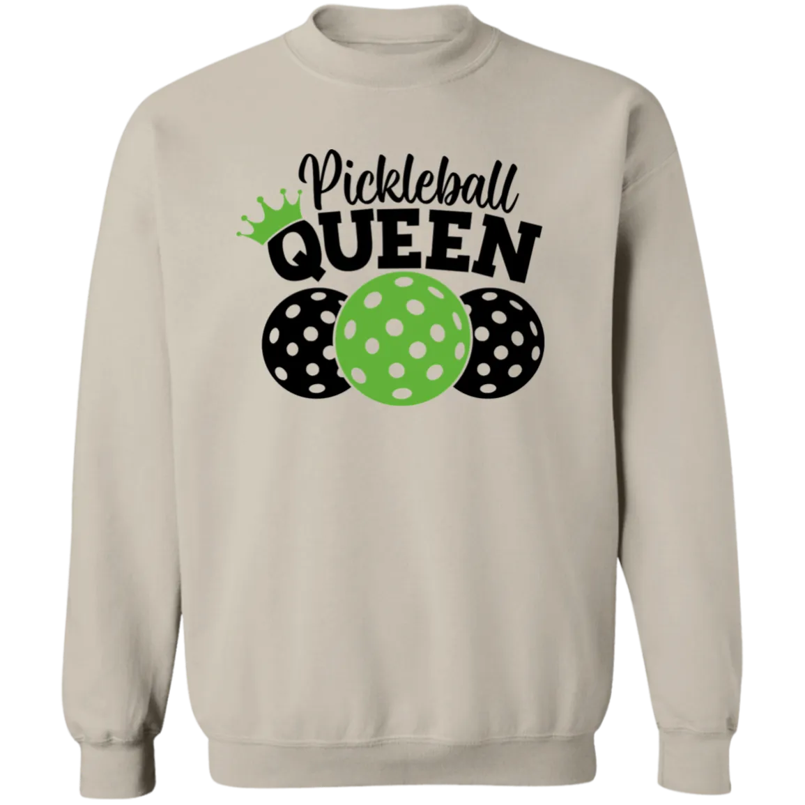 Pickleball Queen Crewneck Pullover Sweatshirt