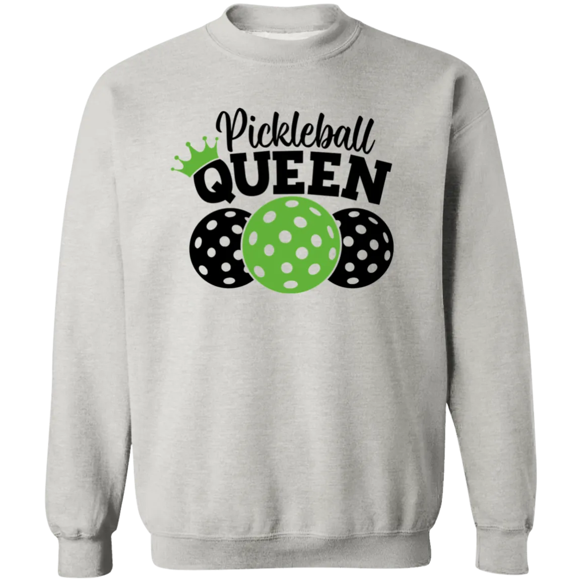 Pickleball Queen Crewneck Pullover Sweatshirt