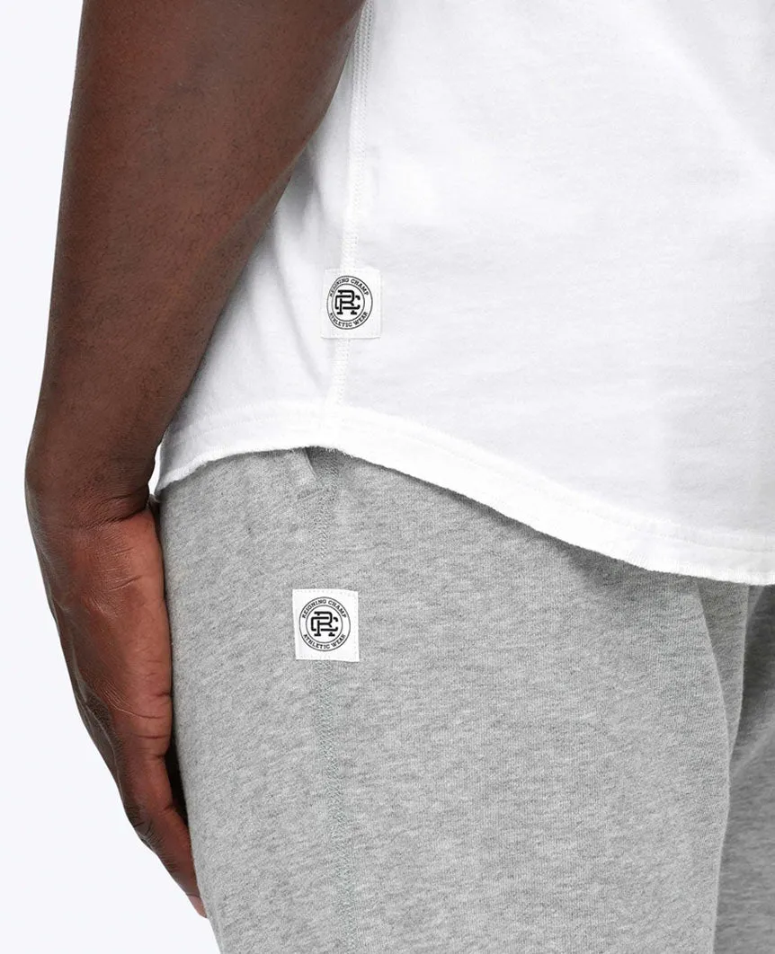 Pima Jersey Raglan T-shirt White