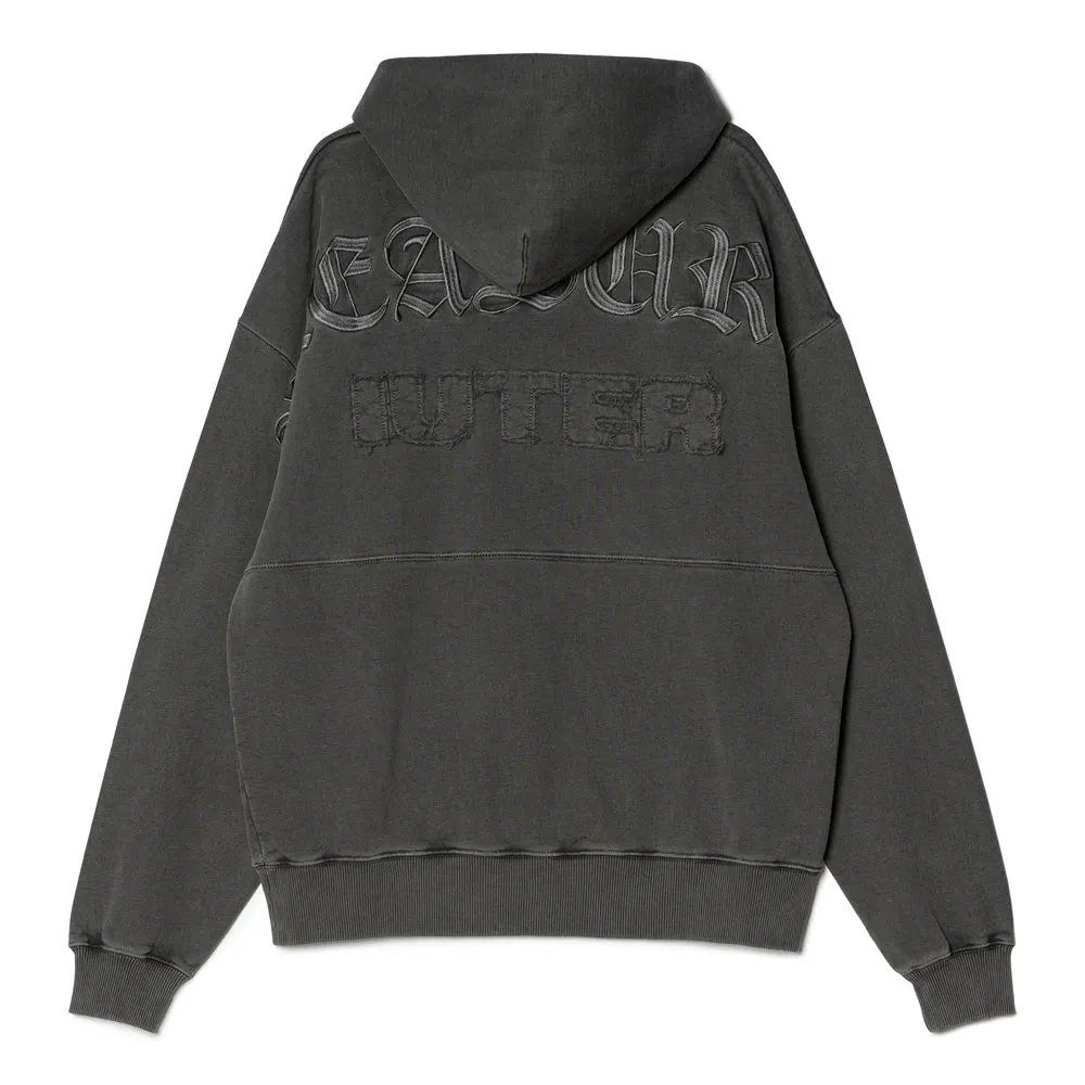 Pleasures x IUTER Marco Hoodie | Charcoal