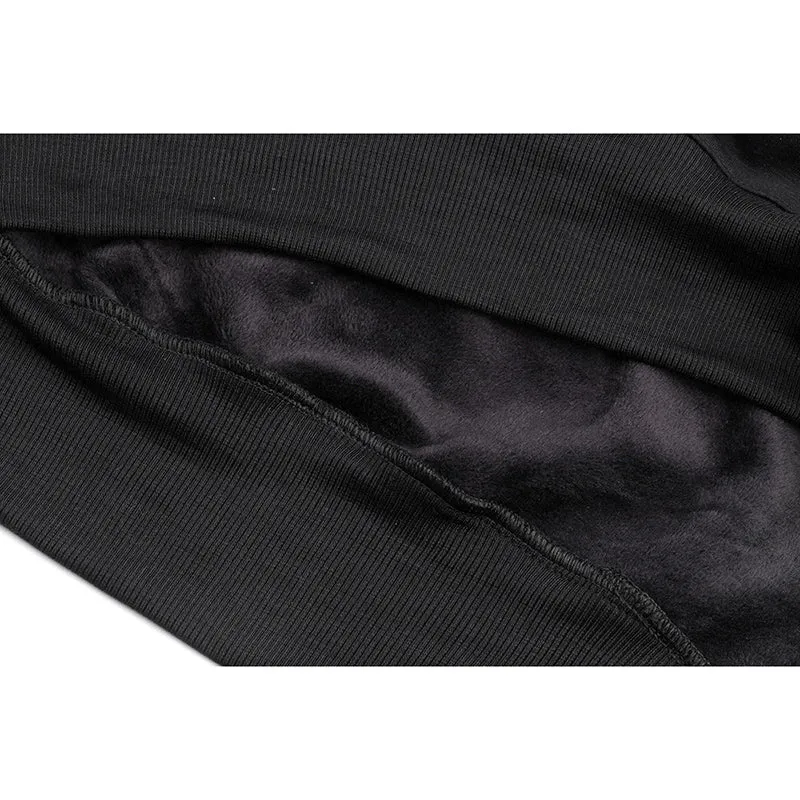 Plush Hooded Patchwork Sweater Skirt Loose Sweater