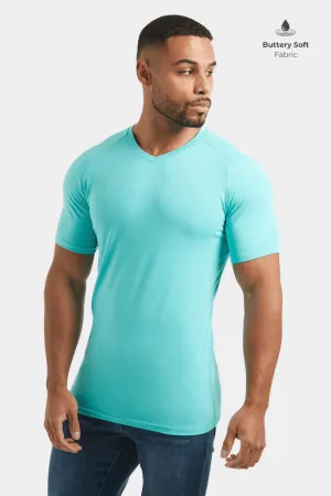 Premium Muscle Fit V-Neck in Spearmint