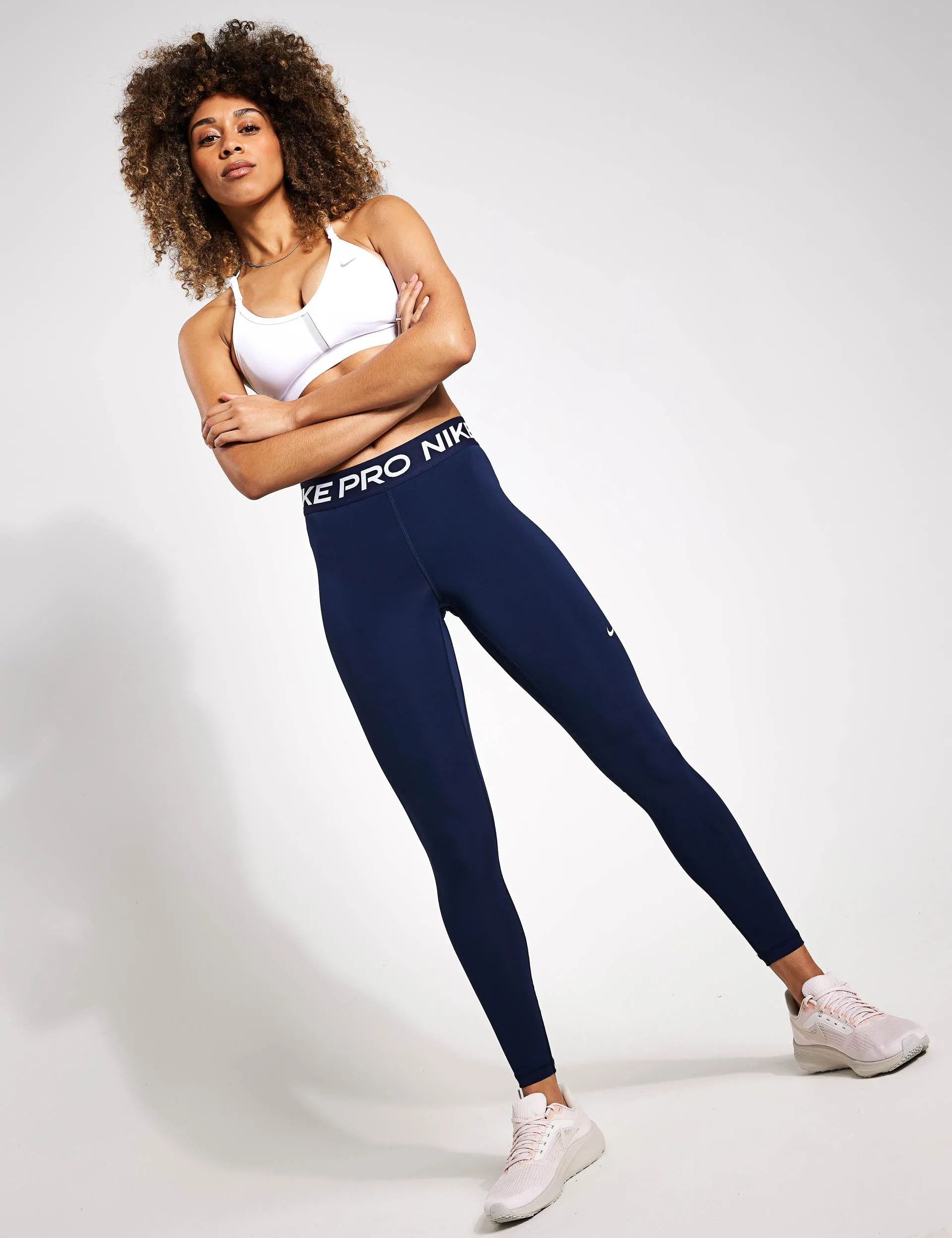 Pro Leggings - Obsidian/White