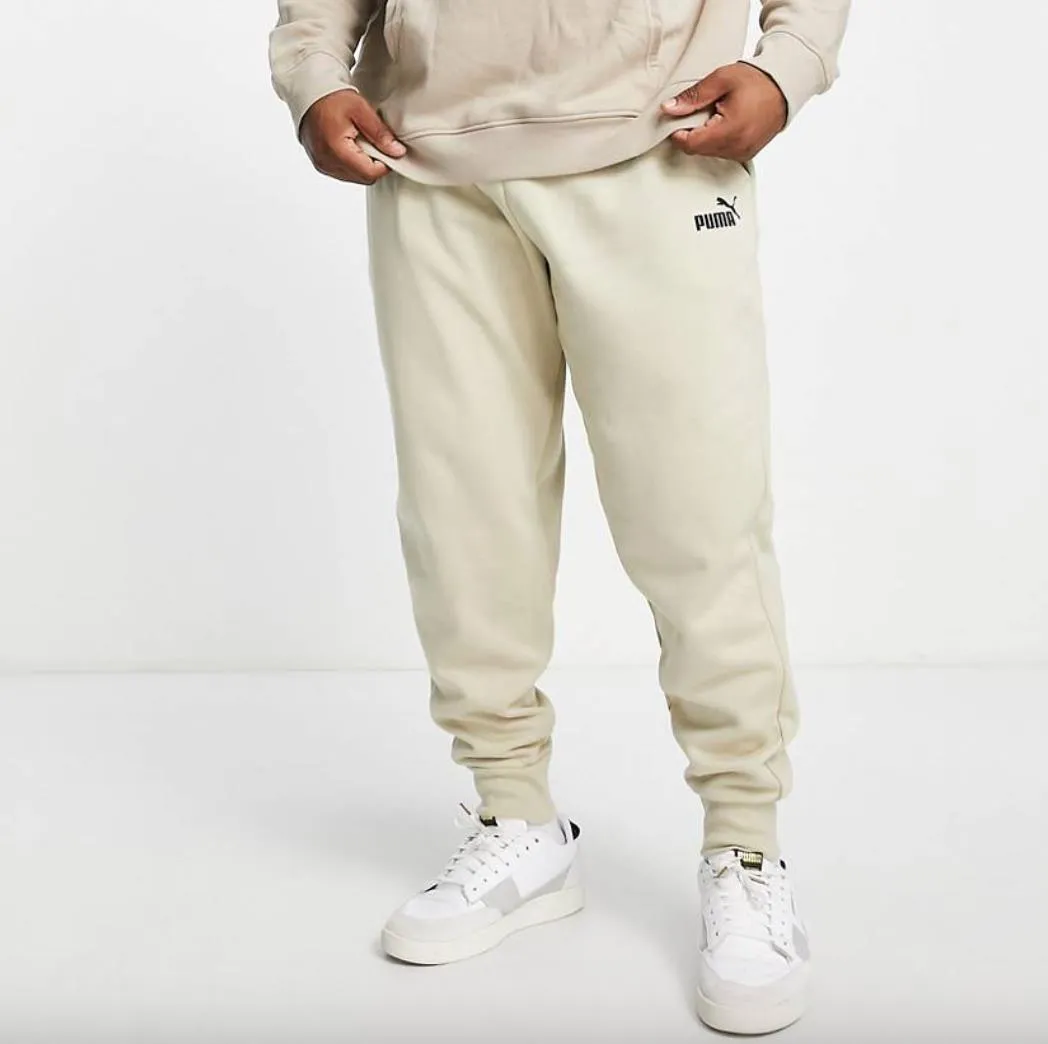 Puma Mens Putty Green Small Logo Trackies Size Large (New)
