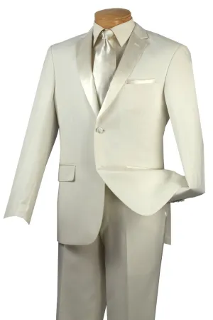 "Giorgio" Ivory 2-Button Notch Tuxedo (2-Piece Set)