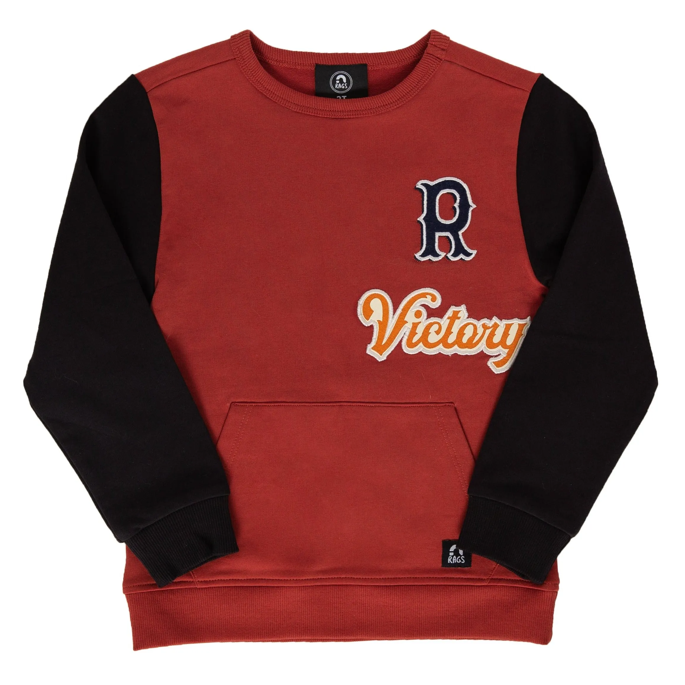 RAGS Kids Pocket Sweatshirt - Vintage Baseball