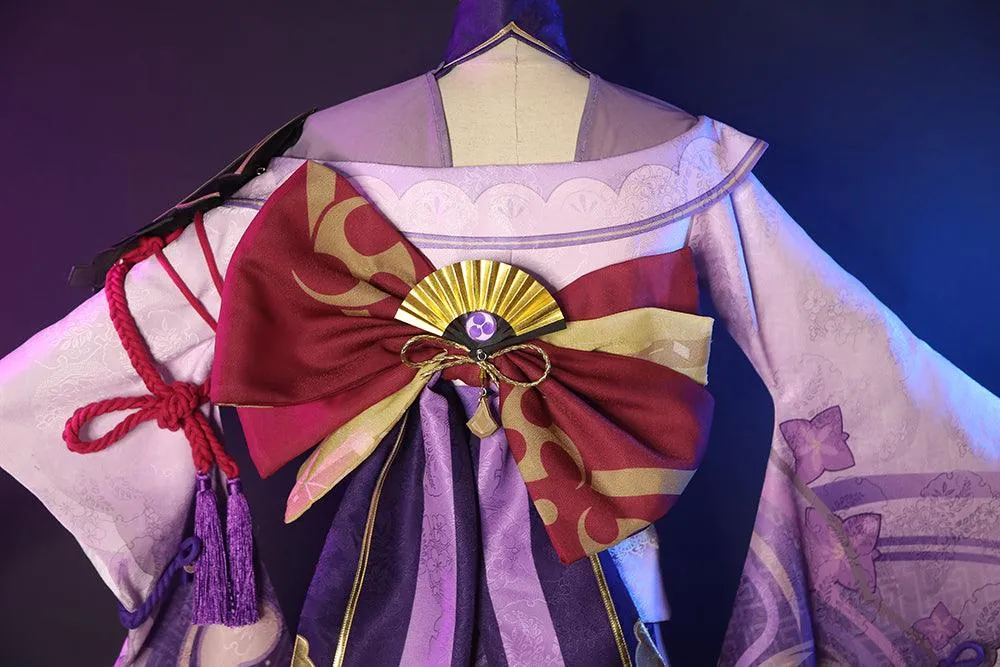 Raiden Shogun cosplay costume Genshin Impact outfit