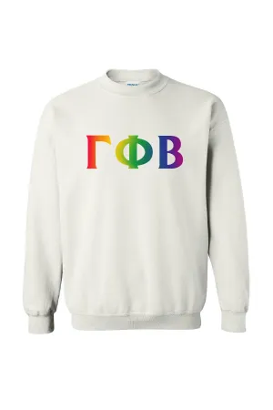 Rainbow Letters Crewneck