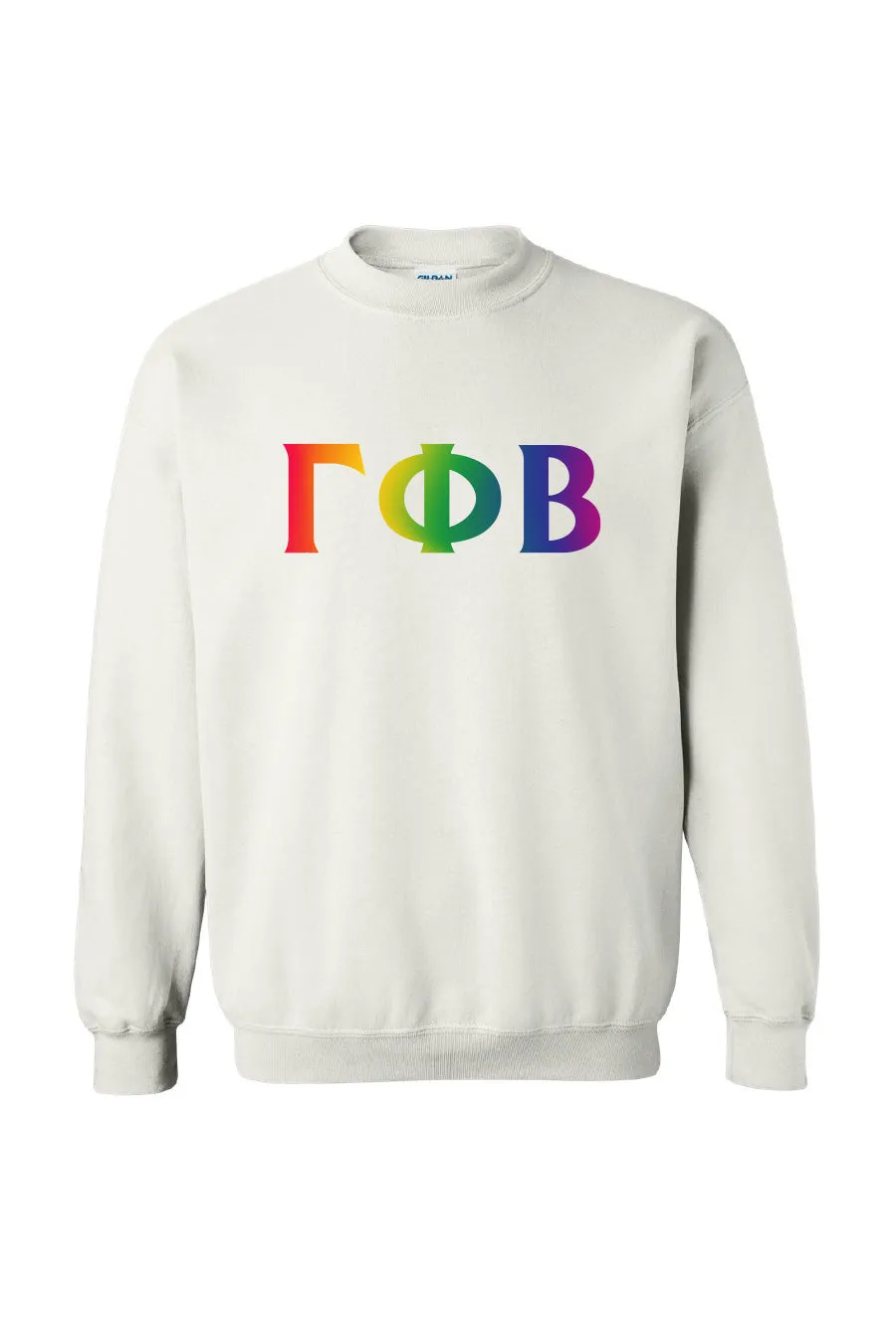 Rainbow Letters Crewneck
