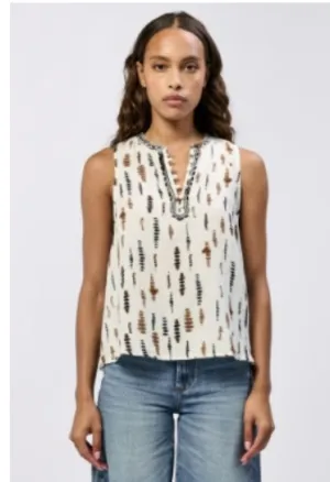 Raja sleeveless v neck top DSH1438O8