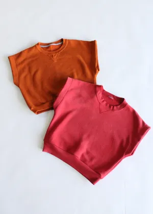 RCYCLD Cropped Muscle Sweatshirt
