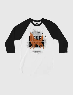 Rebel Moon Kora Logo Raglan Shirt [White/Black]