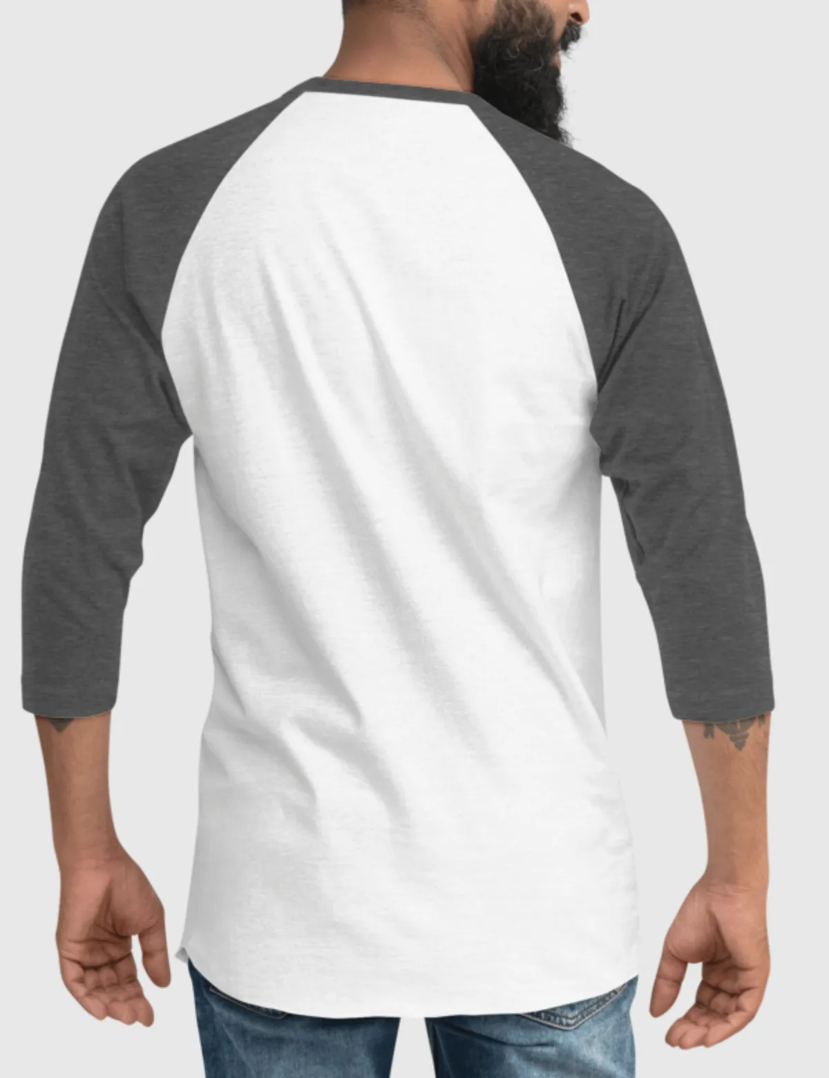 Rebel Moon Kora Logo Raglan Shirt [White/Heather Charcoal]