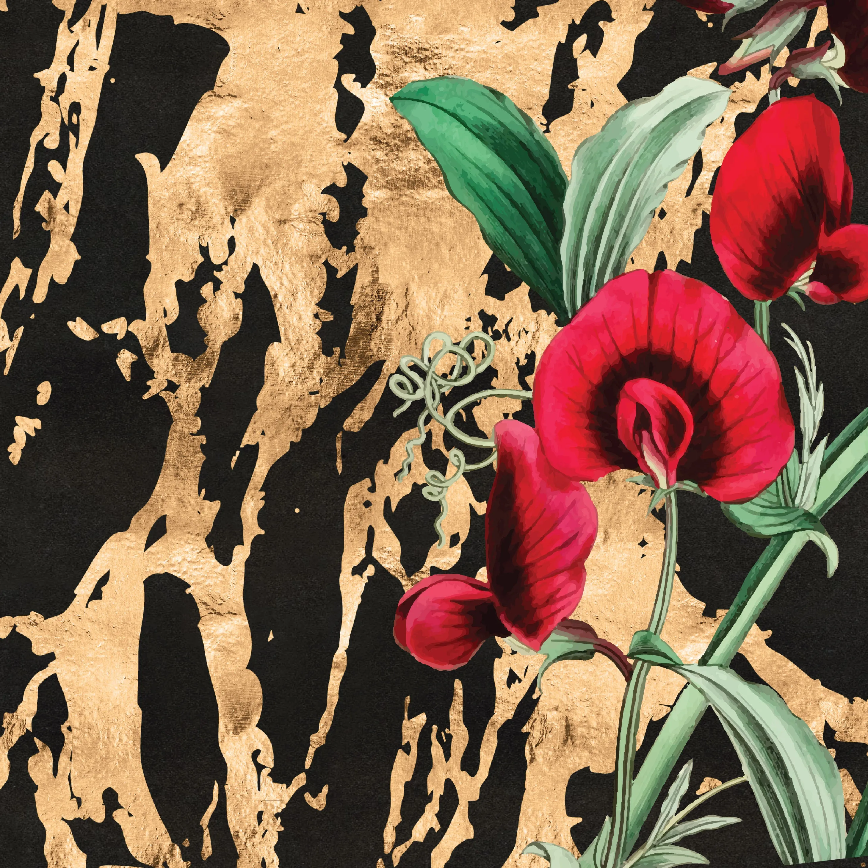 Red Floral