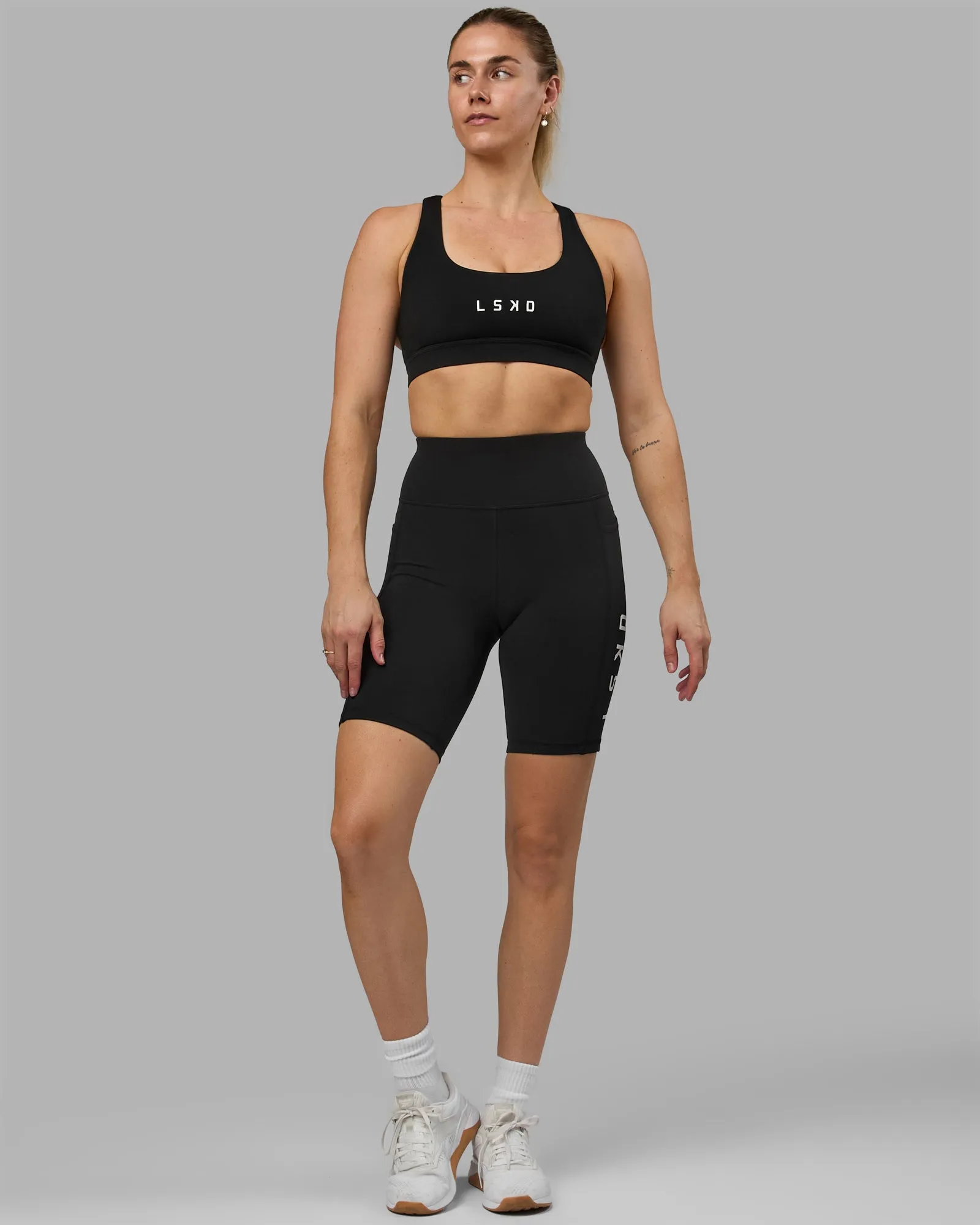 Rep Bike Short Tight - Black-White