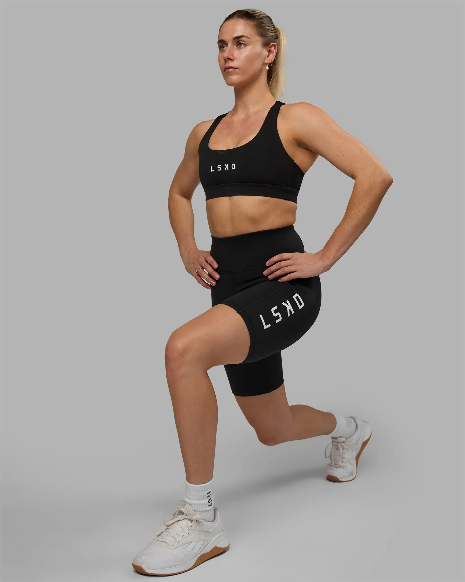 Rep Bike Short Tight - Black-White