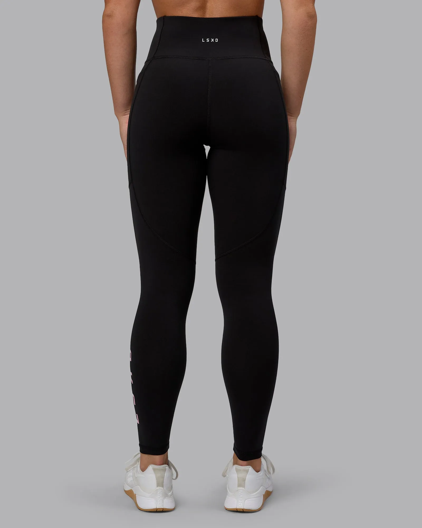 Rep Full Length Tight - Black-Bubblegum