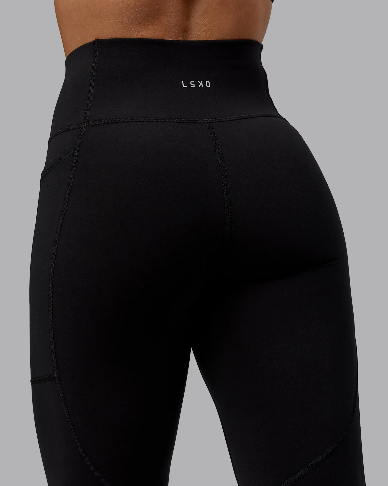 Rep Full Length Tight - Black-Bubblegum