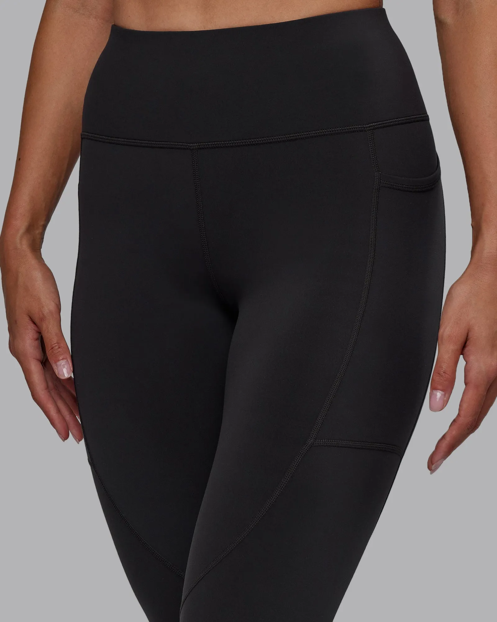 Rep Full Length Tight - Pirate Black-White
