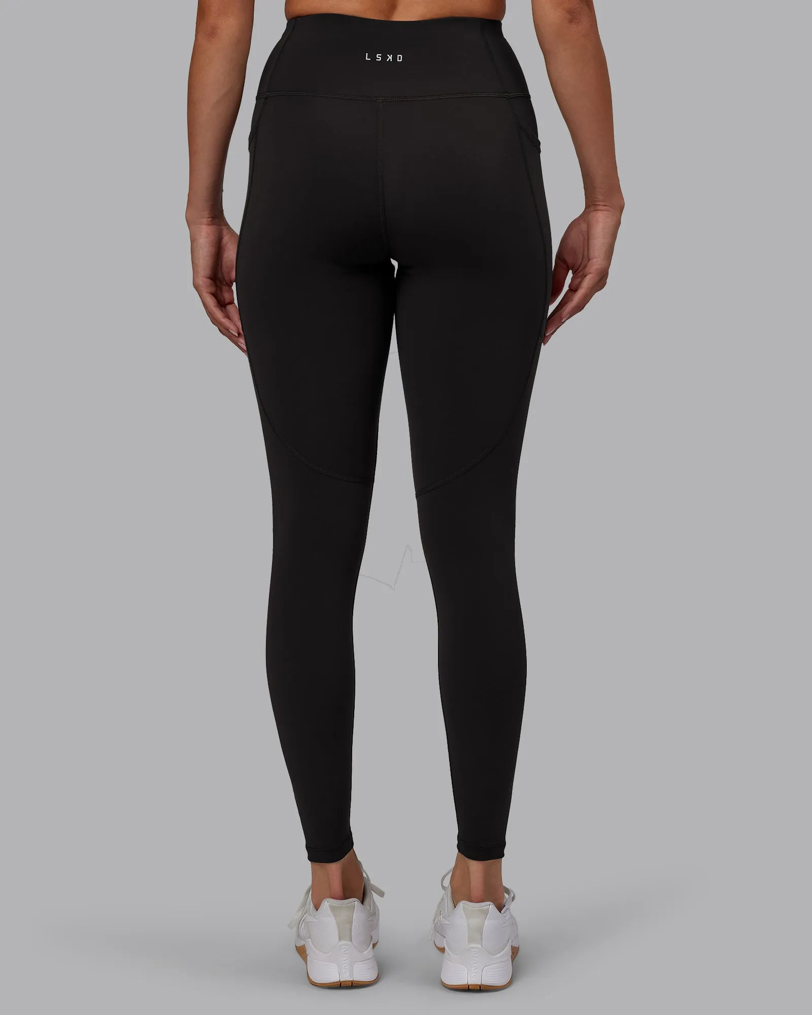 Rep Full Length Tight - Pirate Black-White