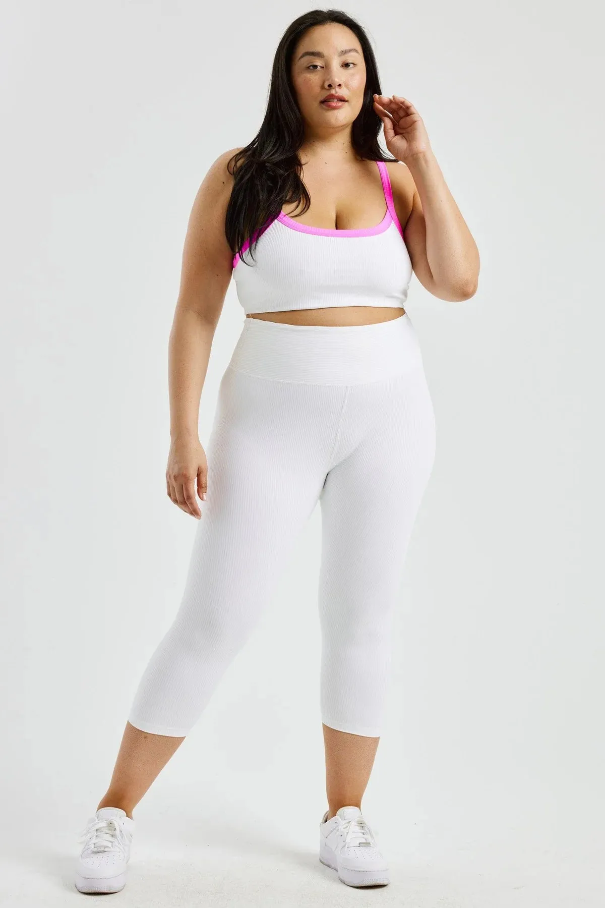 Ribbed Capri