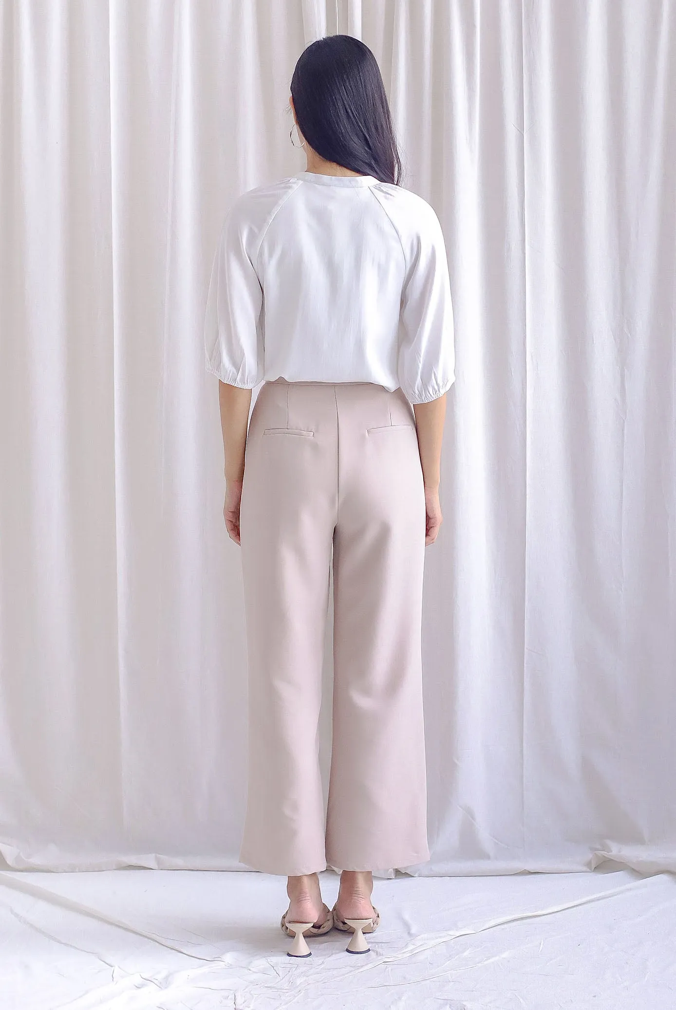 Richard Tailored Pants In Ecru