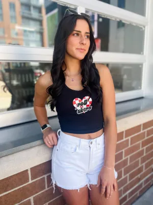 Roll ‘Skers V-Neck Crop