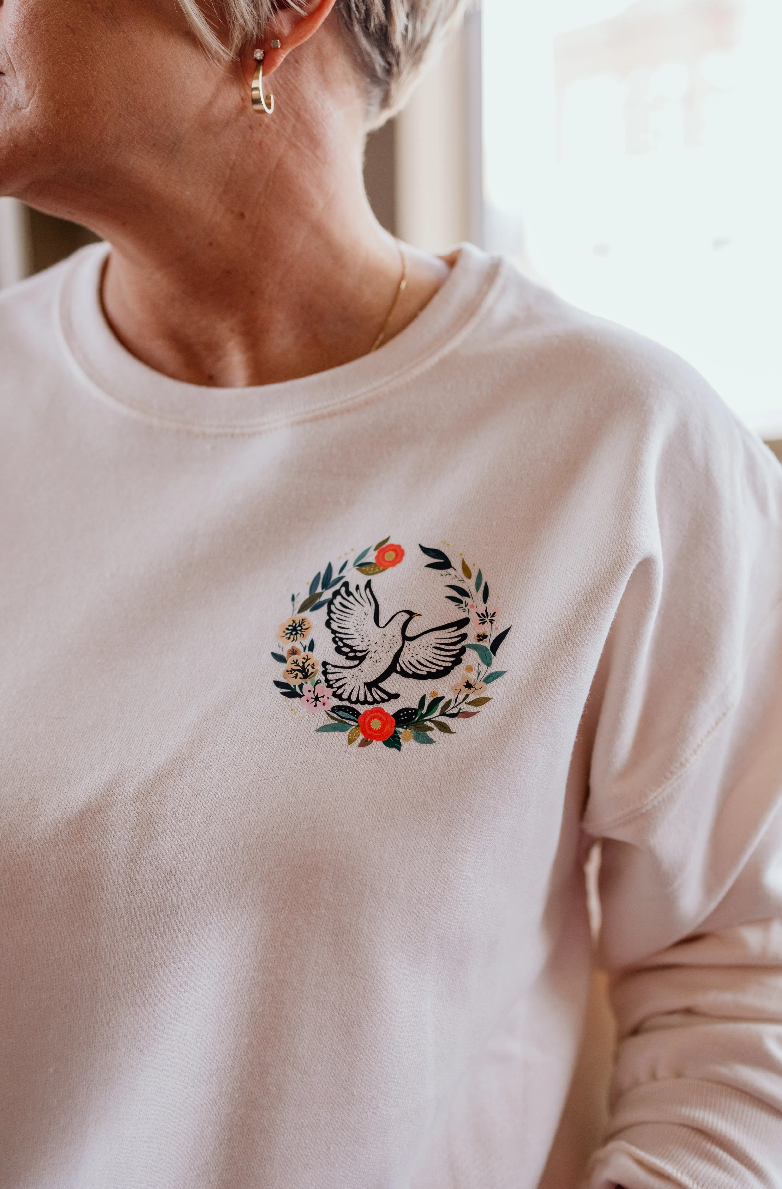 ROMANS 8:28 CREWNECK SWEATSHIRT