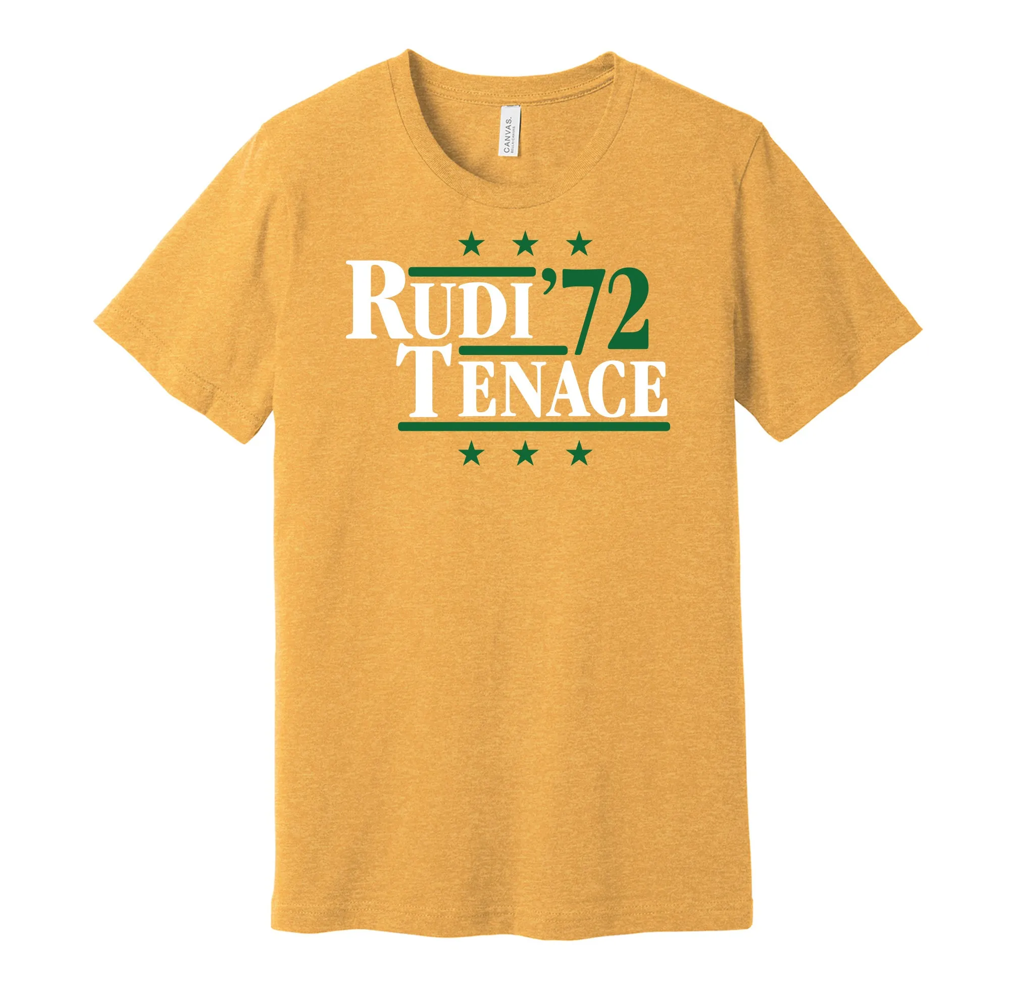 Rudi & Tenace '72 - Oakland Baseball Legends Political Campaign Parody T-Shirt - Hyper Than Hype Shirts