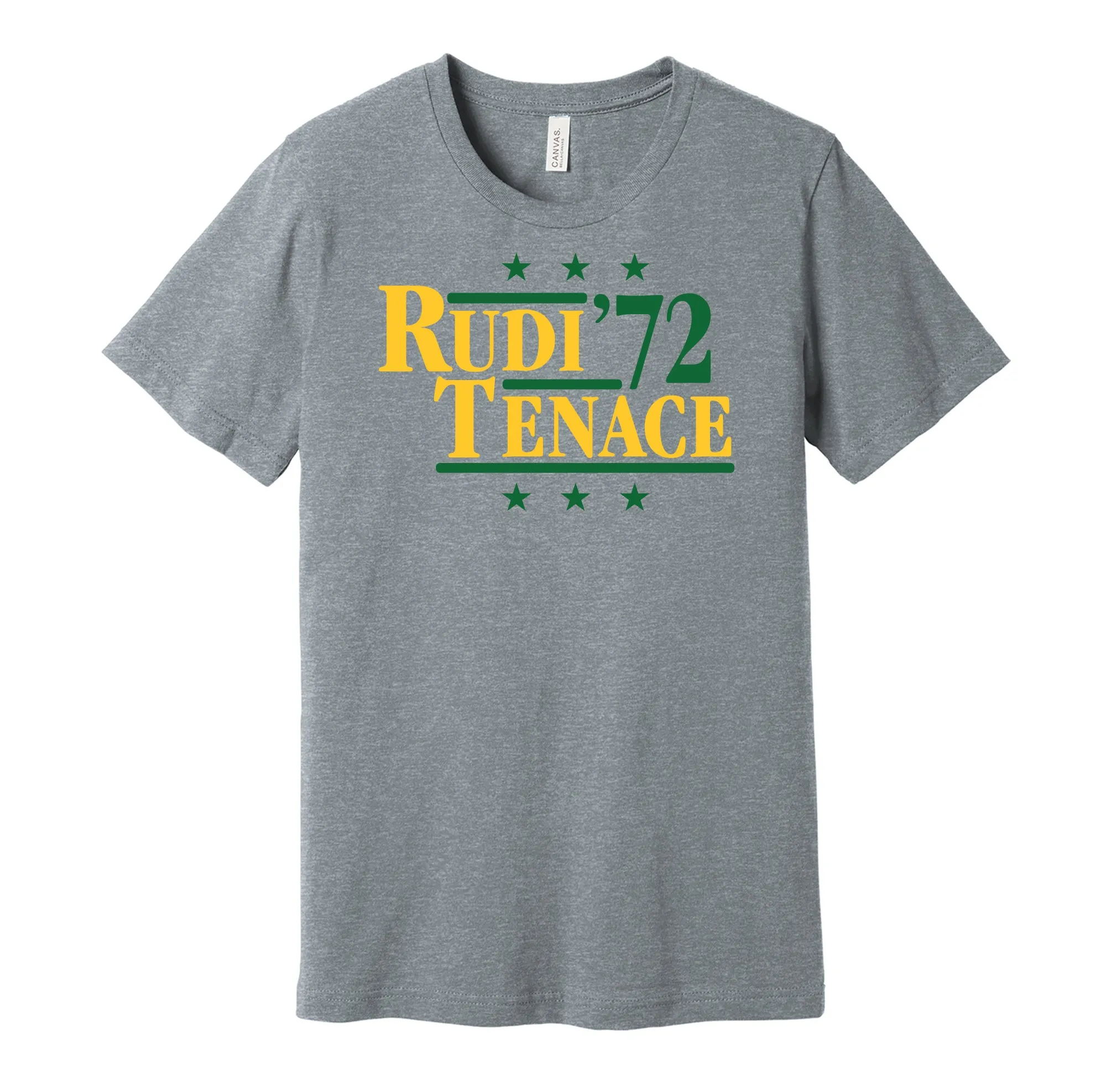 Rudi & Tenace '72 - Oakland Baseball Legends Political Campaign Parody T-Shirt - Hyper Than Hype Shirts