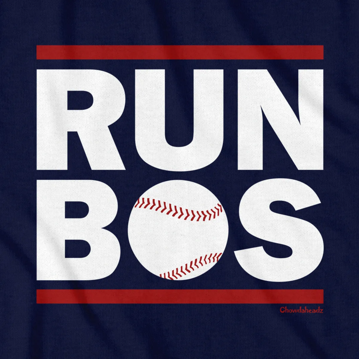 Run Bos Baseball T-Shirt