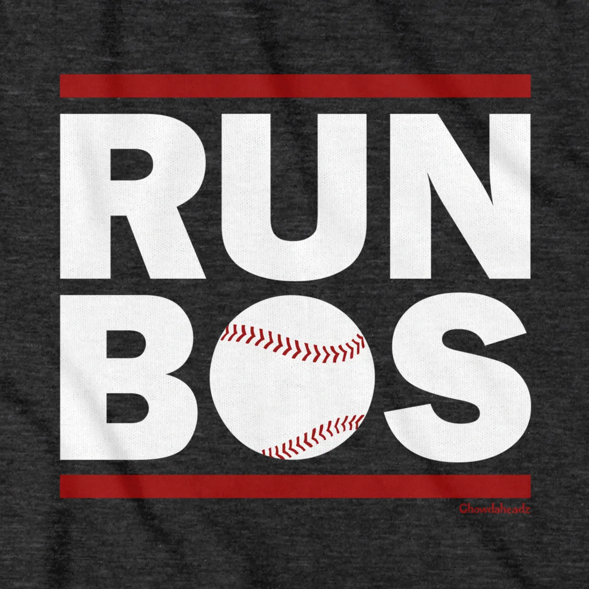 Run Bos Baseball T-Shirt