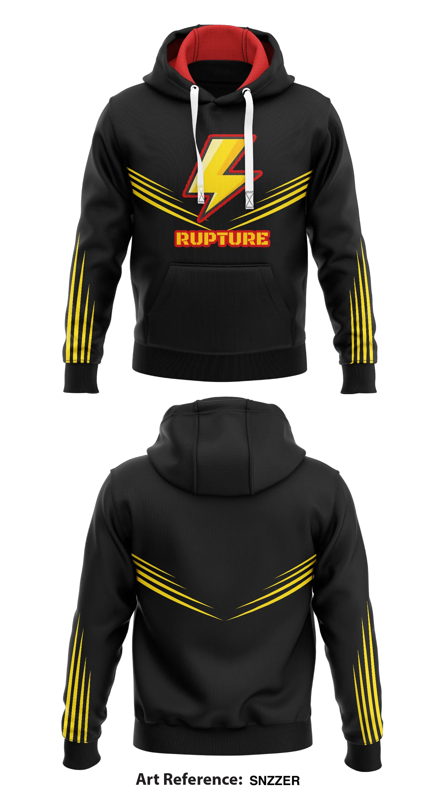 RUPTURE Store 1  Core Men's Hooded Performance Sweatshirt - SnzzeR