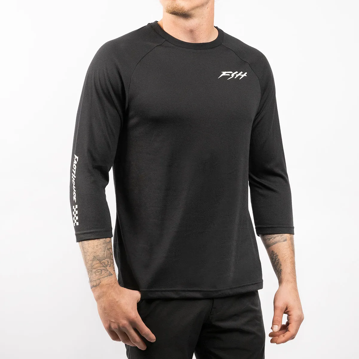 Rush Raglan Tech Tee - Black