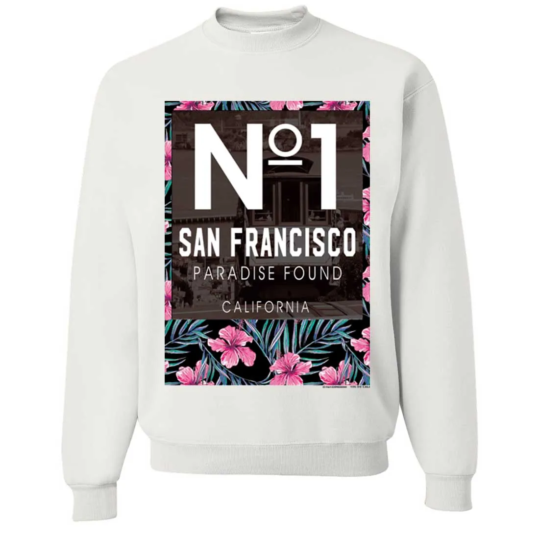 San Francisco No. 1 Paradise Found California Crewneck Sweatshirt