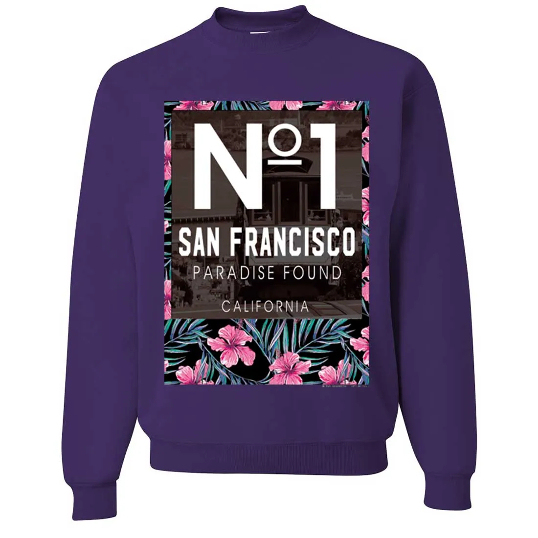 San Francisco No. 1 Paradise Found California Crewneck Sweatshirt