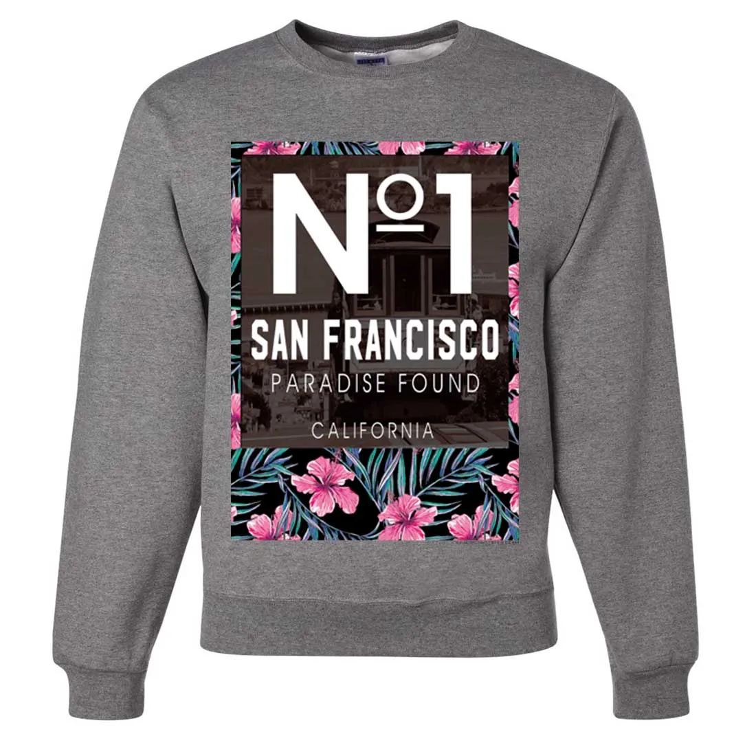 San Francisco No. 1 Paradise Found California Crewneck Sweatshirt
