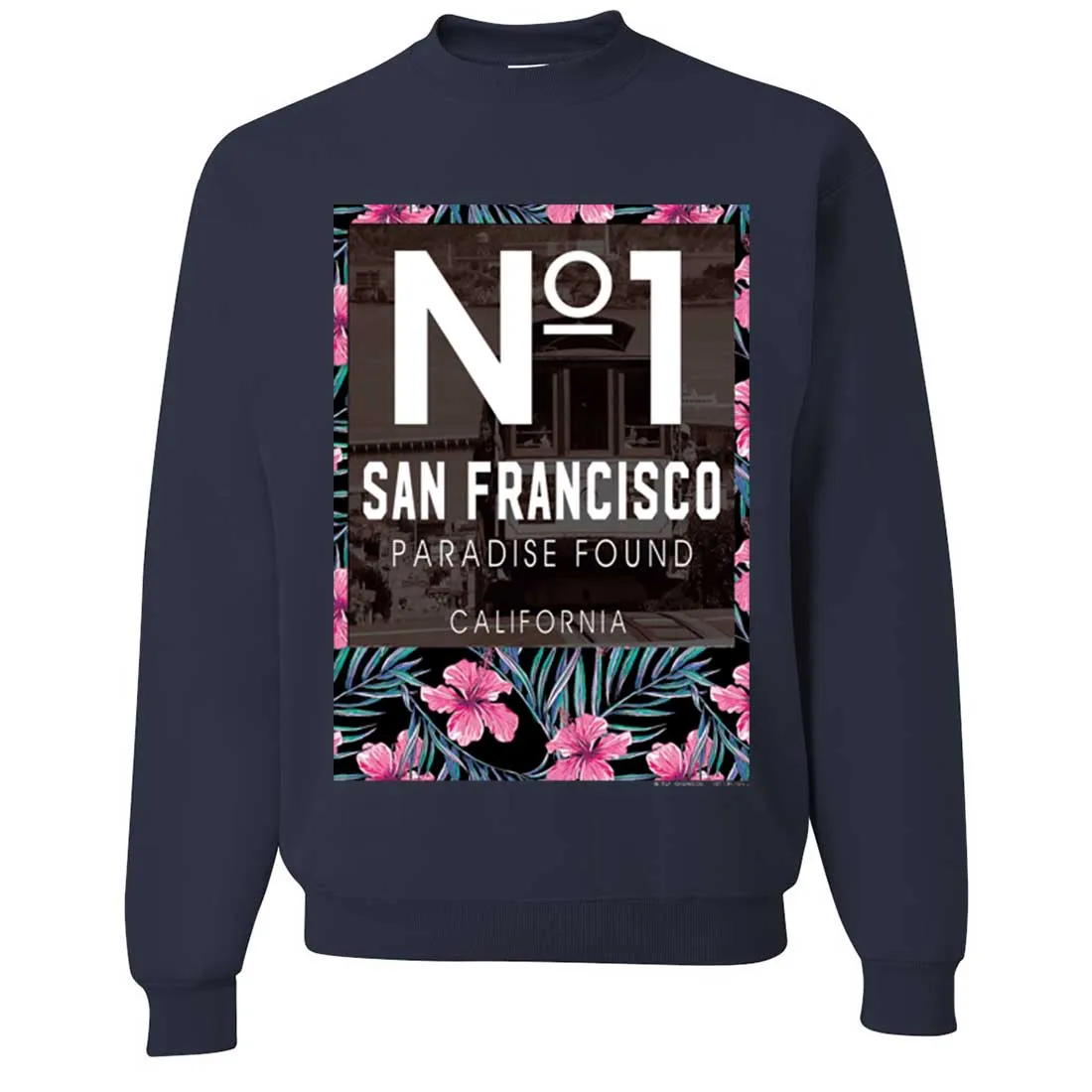 San Francisco No. 1 Paradise Found California Crewneck Sweatshirt