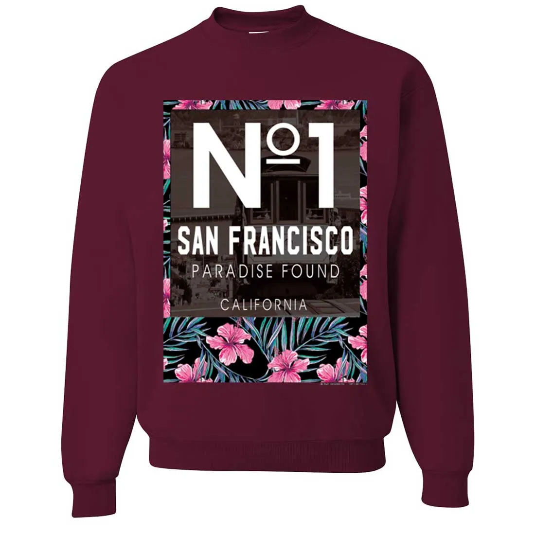 San Francisco No. 1 Paradise Found California Crewneck Sweatshirt