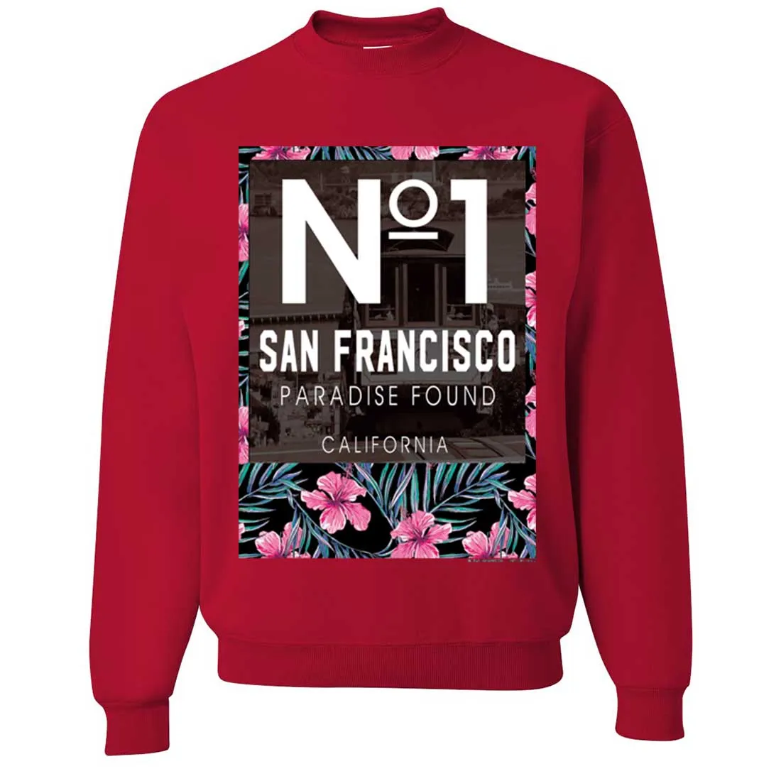 San Francisco No. 1 Paradise Found California Crewneck Sweatshirt