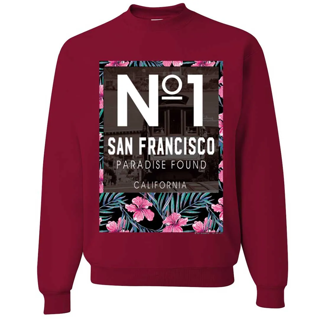 San Francisco No. 1 Paradise Found California Crewneck Sweatshirt
