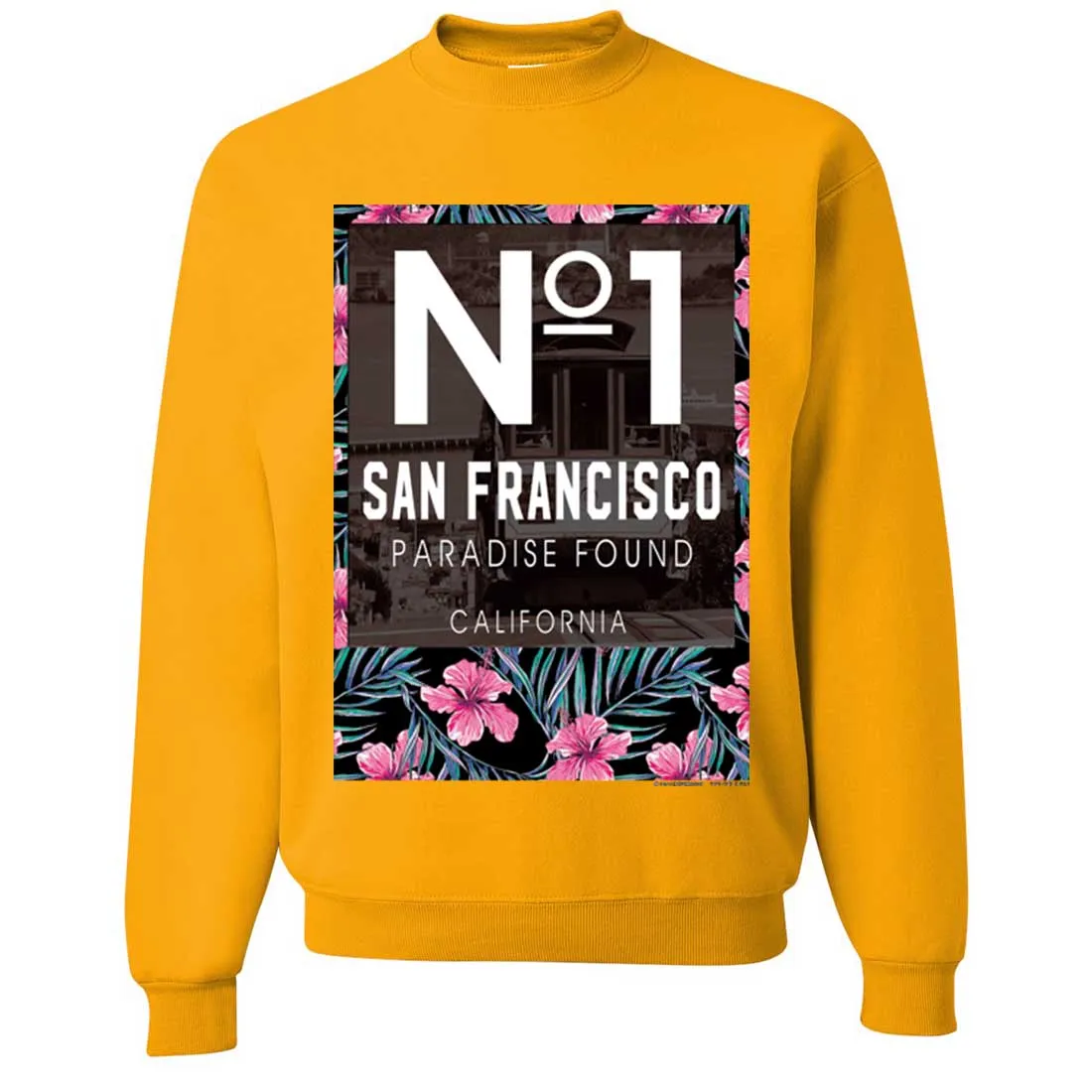 San Francisco No. 1 Paradise Found California Crewneck Sweatshirt