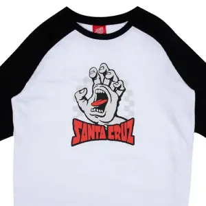 Santa Cruz Youth Check Gateway Hand Front Long Sleeve T-Shirt