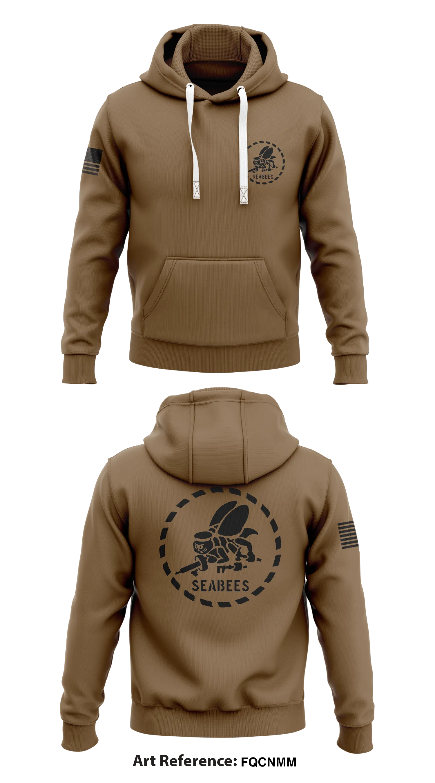 Seabees Store 1  Core Men's Hooded Performance Sweatshirt - FQCnMM