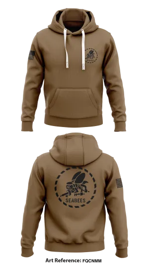 Seabees Store 1  Core Men's Hooded Performance Sweatshirt - FQCnMM