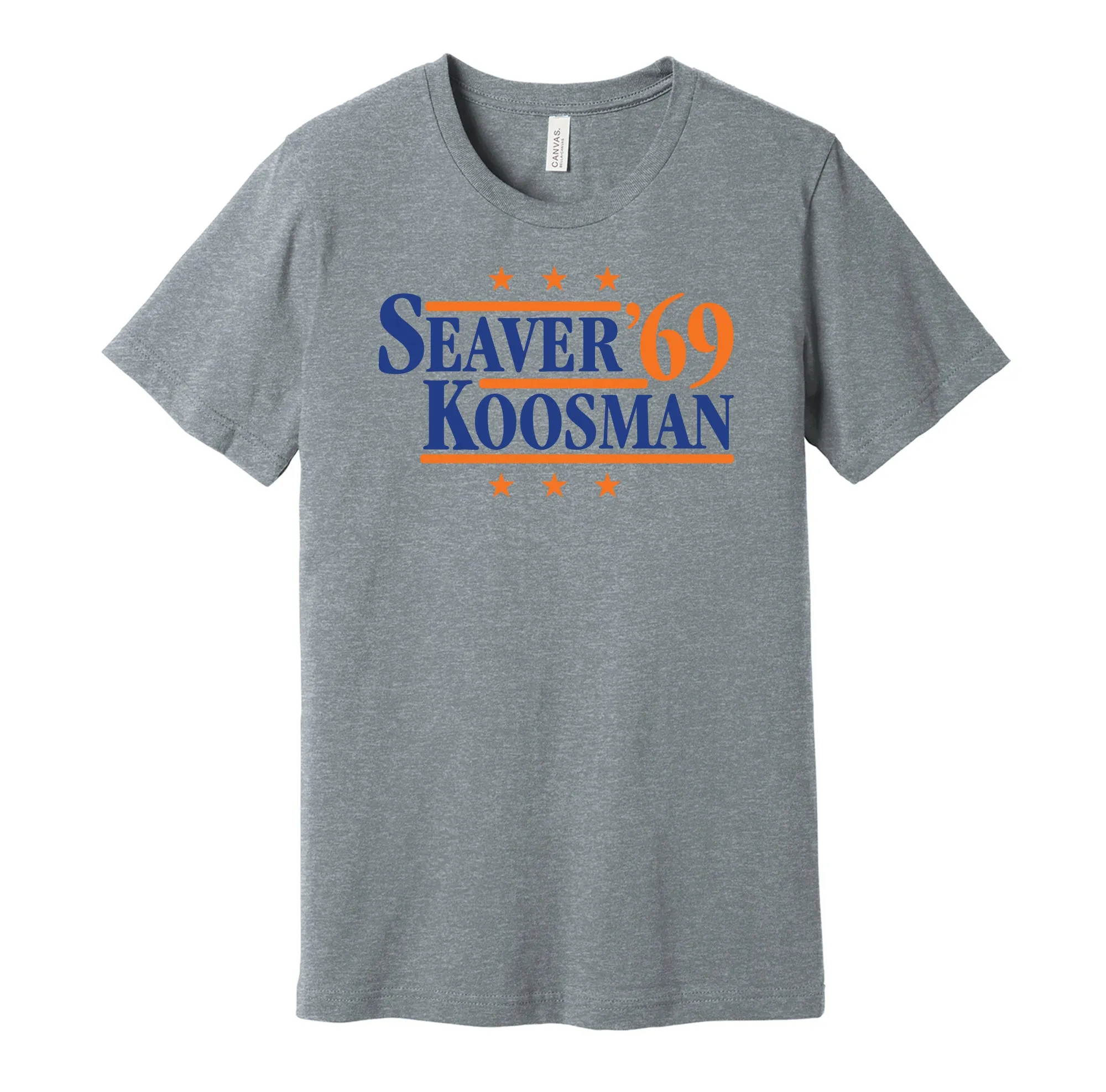 Seaver & Koosman '69 - New York Baseball Legends Political Campaign Parody T-Shirt - Hyper Than Hype Shirts