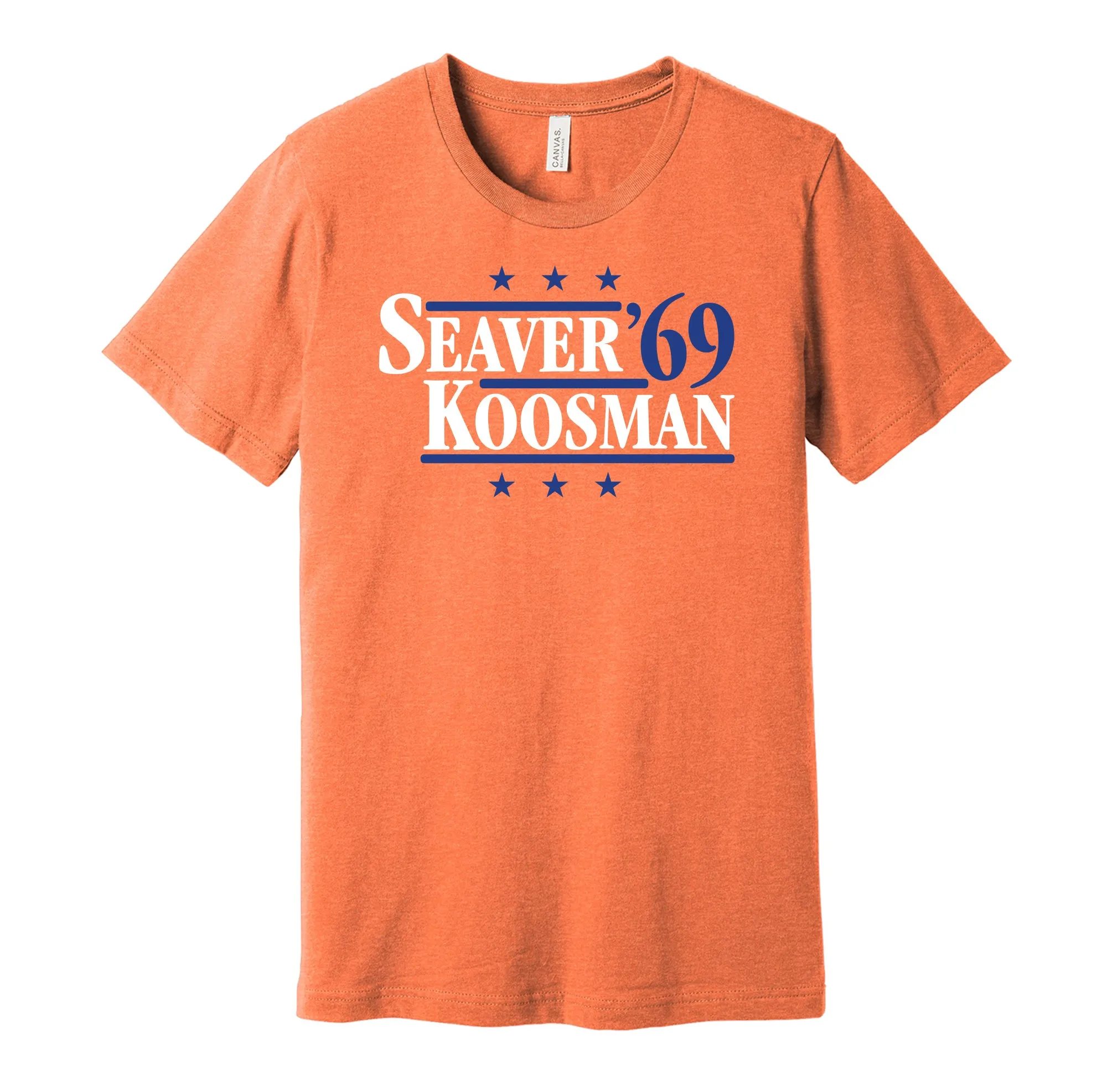 Seaver & Koosman '69 - New York Baseball Legends Political Campaign Parody T-Shirt - Hyper Than Hype Shirts