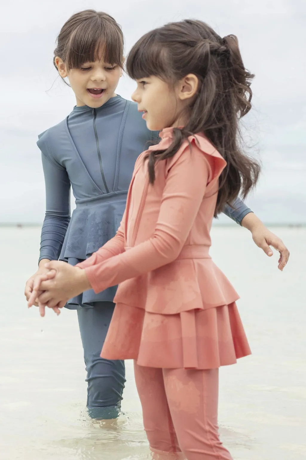 Serena Kids Two Piece Swimwear - Coral
