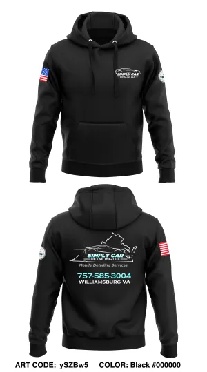 Simply Car Detailing LLC  Core Men's Hooded Performance Sweatshirt - ySZBw5